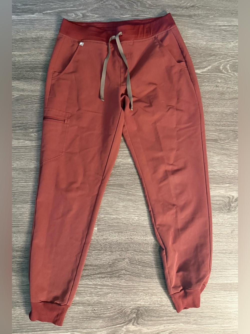 Figs Dark Cherry Zamora Jogger Scrub Pants